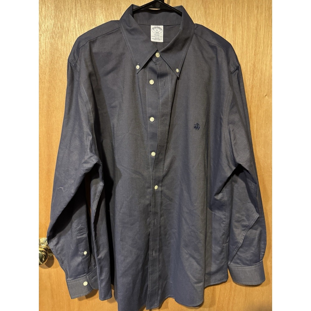 Brooks Brothers Regent XL Long Sleeve Button Down Steal Gray